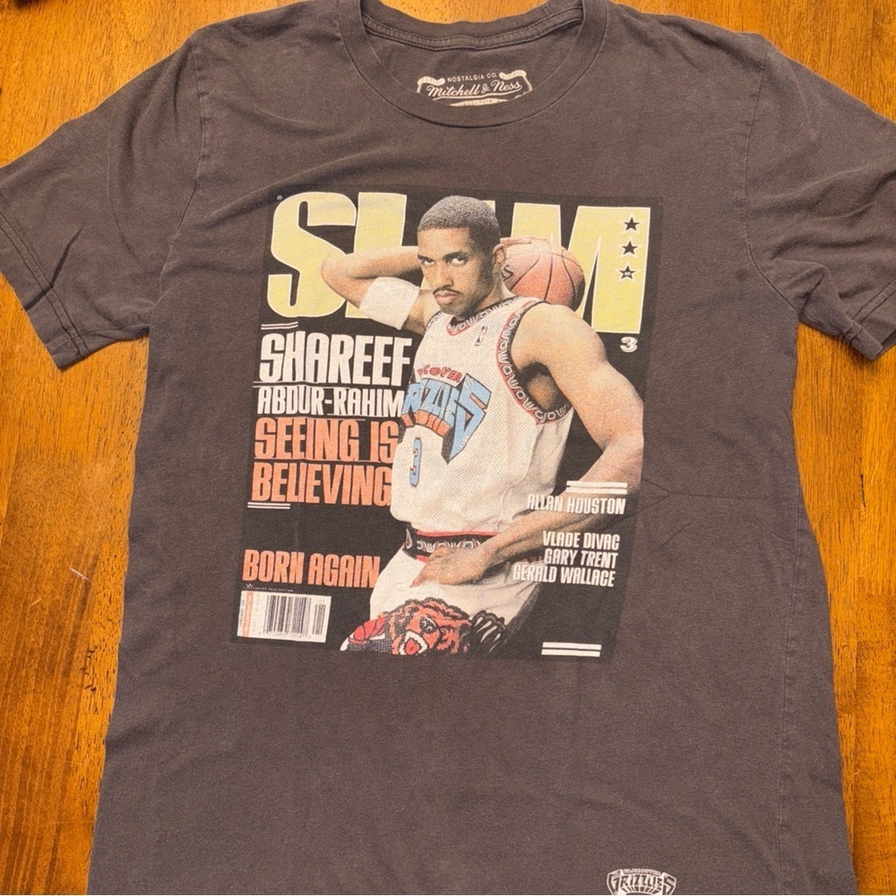 Mitchell & Ness Charcoal Graphic Tee